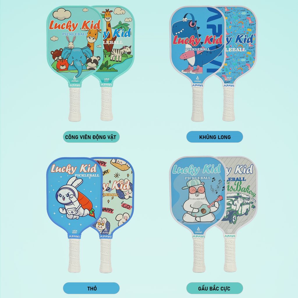 Vợt Pickleball Apavi Lucky Kid