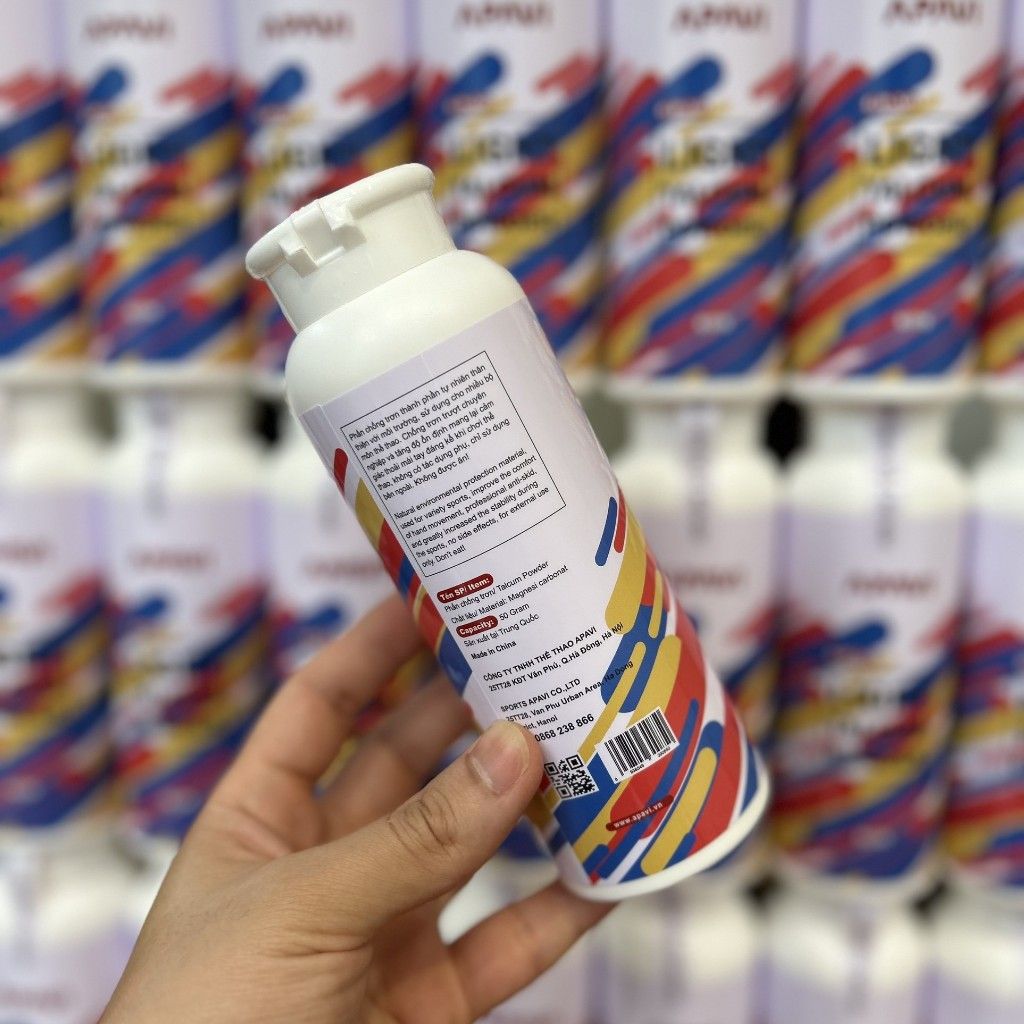 Phấn chống trơn Apavi GP-50 loại lớn 50g, chống trơn mùa hè ra mồ hôi tay, không kích ứng da.