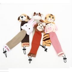 Bọc cán vợt cầu lông Apavi chính hãng, vải nỉ sướng tay, bảo vệ cán vợt, hình ngộ nghĩnh đáng yêu.