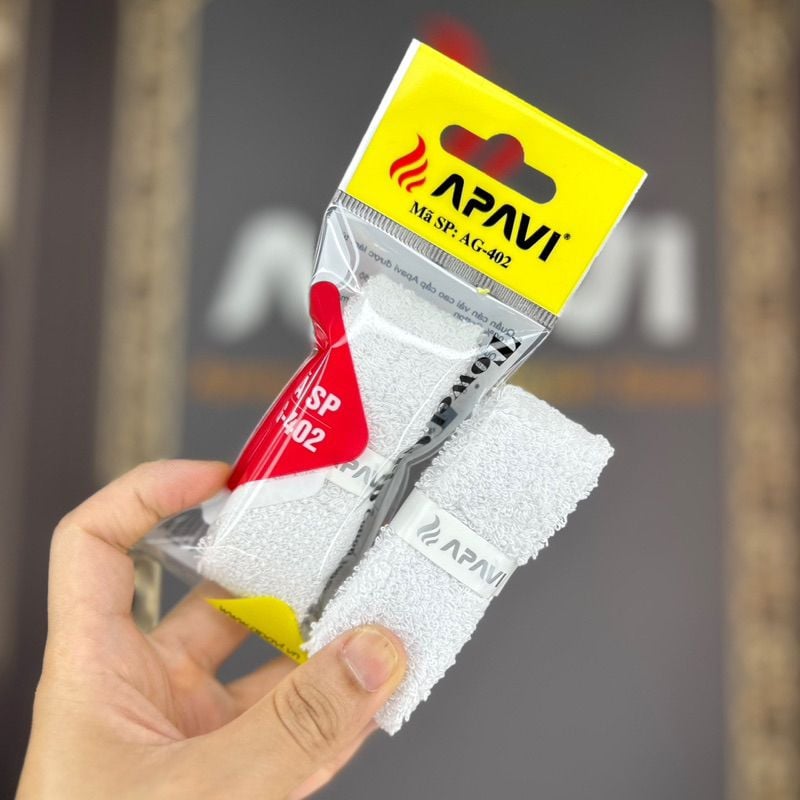 Quấn cán vải cao cấp Apavi AG-402, 100% Cotton sợi vải dạng XOẮN cực kỳ bám tay, giống YN 402.