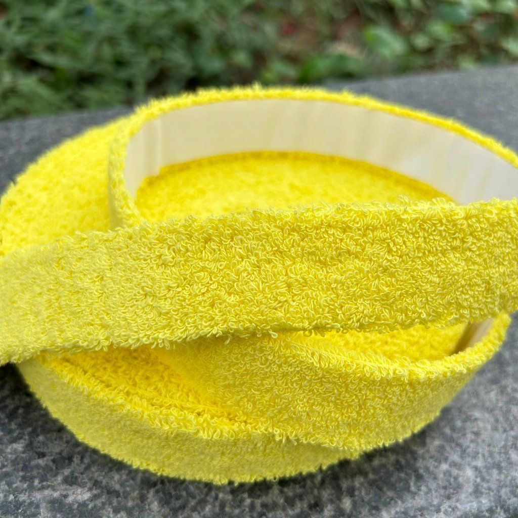 Quấn cán vải Apavi AG-204R (10 mét) 100% Cotton mềm mại, sợi vải dạng xoắn bám tay, băng keo dễ bóc, không cần quấn cán