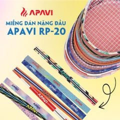 Băng dán nặng đầu vợt APAVI 1001, RP-20, RP-50, Bảo vệ khung vợt, dây cước, chất liệu Pu, băng dán
