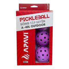 Bóng tập luyện Pickleball Apavi A-40L Hộp 6 quả, Bóng thi đấu Apavi Z-40L PRO - Hộp 3 quả