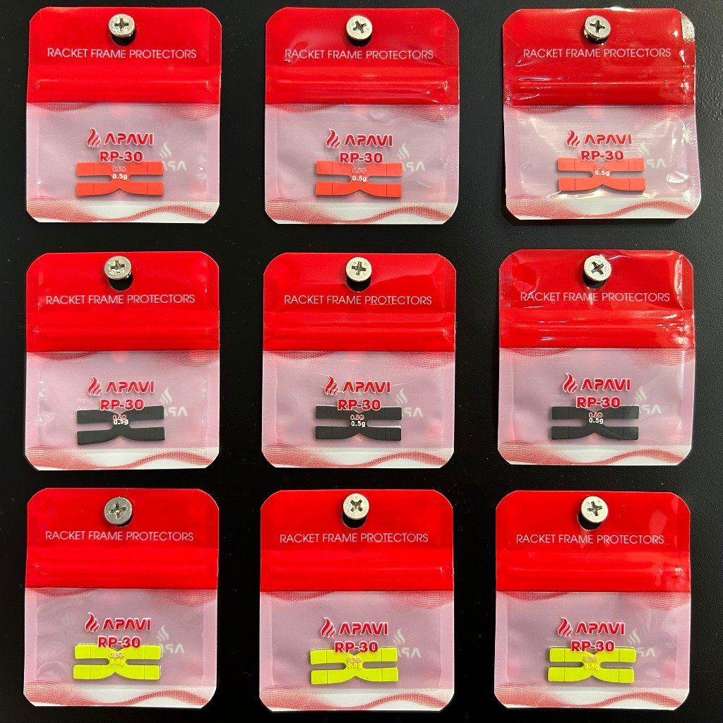 Băng dán nặng đầu vợt APAVI 1001, RP-20, RP-50, Bảo vệ khung vợt, dây cước, chất liệu Pu, băng dán