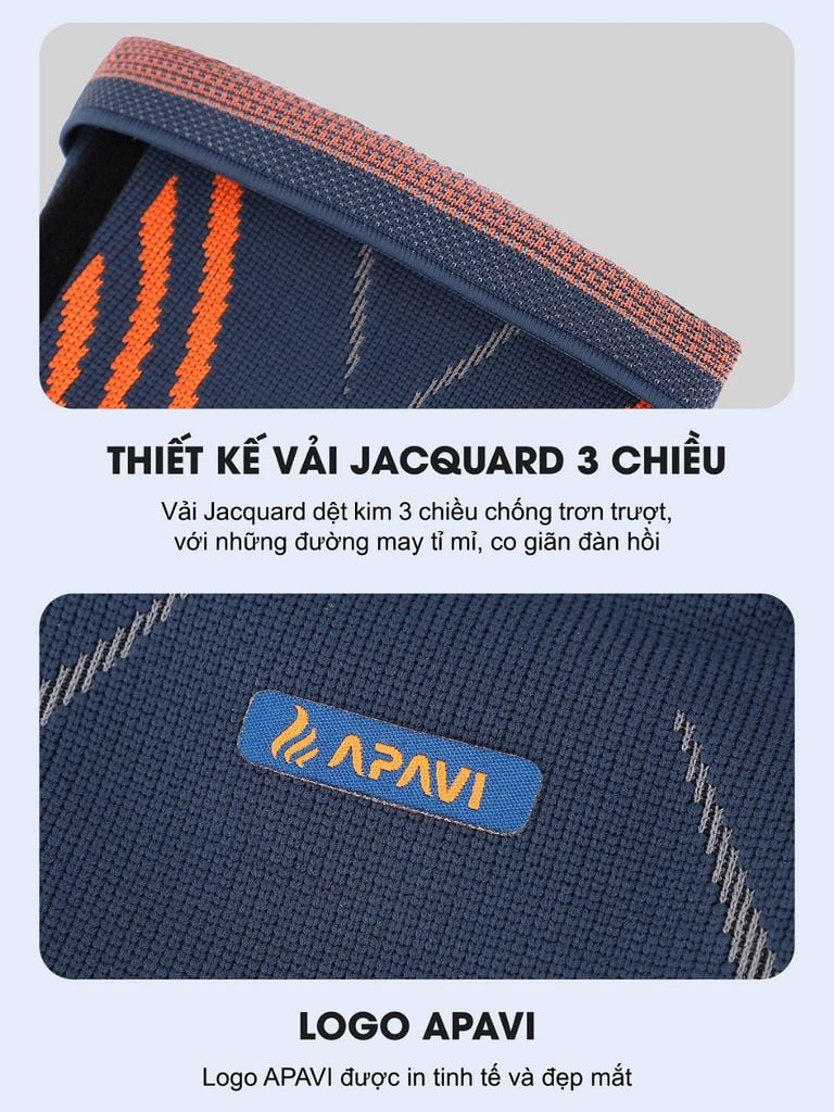 Băng đầu gối tròng Apavi AH-315