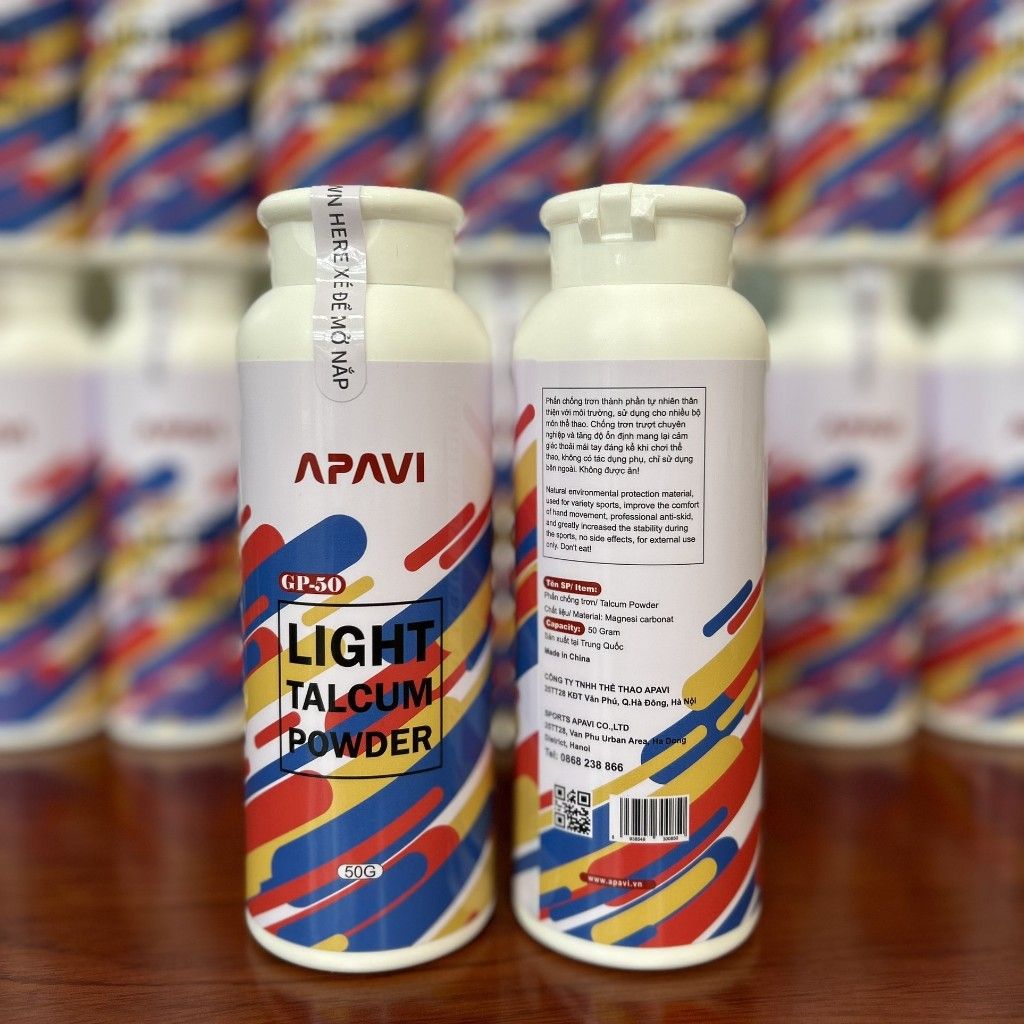 Phấn chống trơn Apavi GP-50 loại lớn 50g, chống trơn mùa hè ra mồ hôi tay, không kích ứng da.