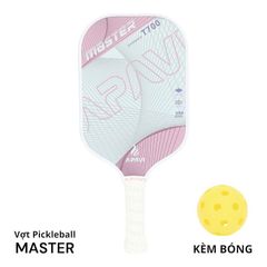 Vợt Pickleball Apavi MASTER, 100% Sợi Carbon T700, dày 16mm, phù hợp lối đánh tấn công