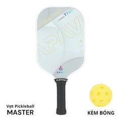Vợt Pickleball Apavi MASTER, 100% Sợi Carbon T700, dày 16mm, phù hợp lối đánh tấn công