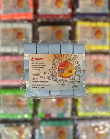 (Sét 10 cái) Quấn Cán Vải APAVI AG-110 chất liệu microfiber thoáng khí, thấm hút mồ hôi, mềm êm tay.