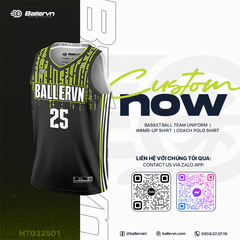 Mẫu Thiết kế Đồng phục Bóng rổ đội - HT032501