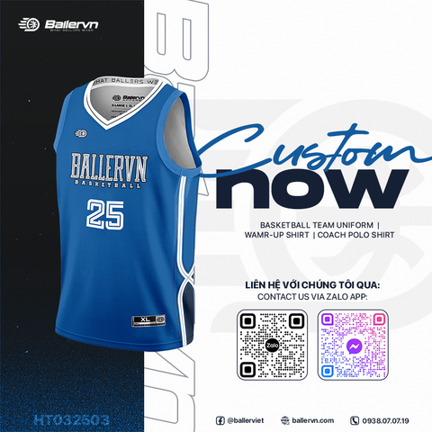 Mẫu Thiết kế Đồng phục Bóng rổ đội - HT032503