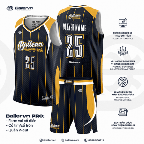 Mẫu Thiết kế Đồng phục Bóng rổ đội - HT032504