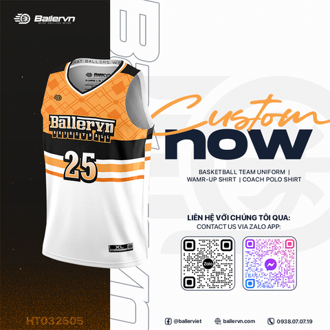 Mẫu Thiết kế Đồng phục Bóng rổ đội - HT032505