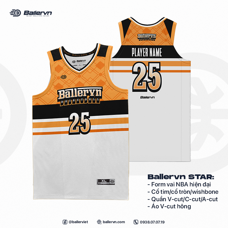 Mẫu Thiết kế Đồng phục Bóng rổ đội - HT032505
