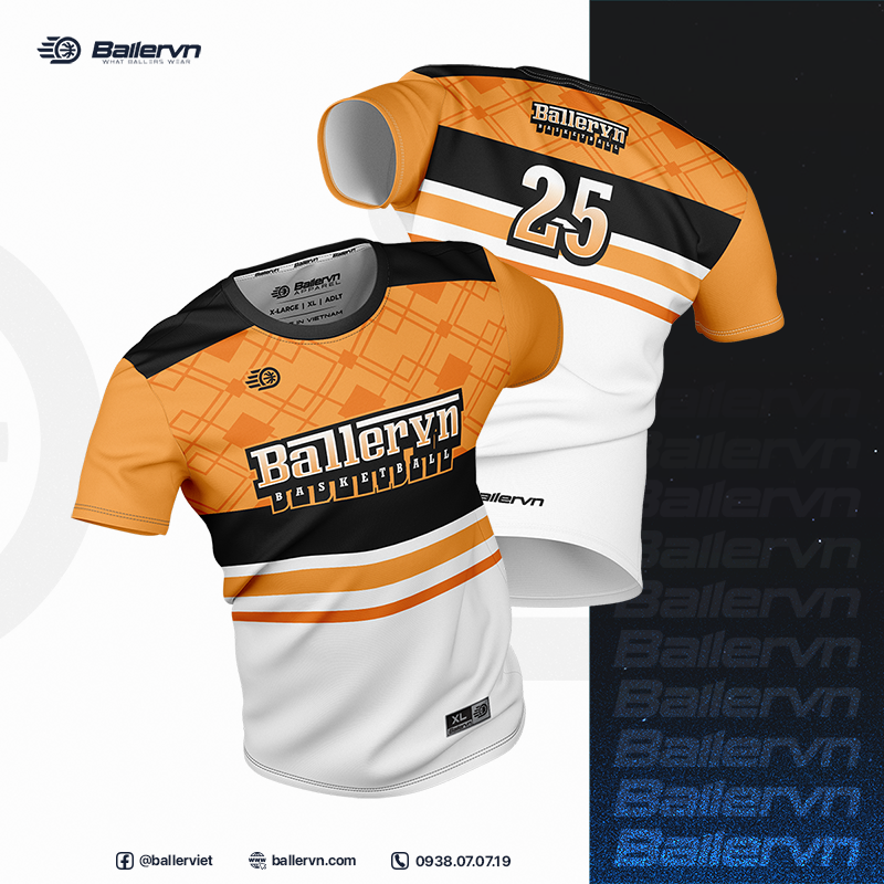 Mẫu Thiết kế Đồng phục Bóng rổ đội - HT032505