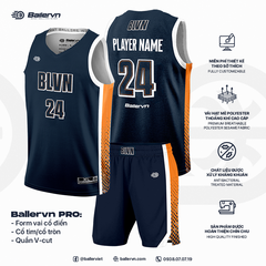 Mẫu Thiết kế Đồng phục Bóng rổ đội - HT032506