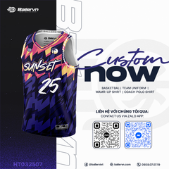 Mẫu Thiết kế Đồng phục Bóng rổ đội - HT032507