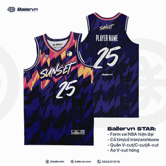 Mẫu Thiết kế Đồng phục Bóng rổ đội - HT032507