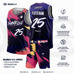 Mẫu Thiết kế Đồng phục Bóng rổ đội - HT032508