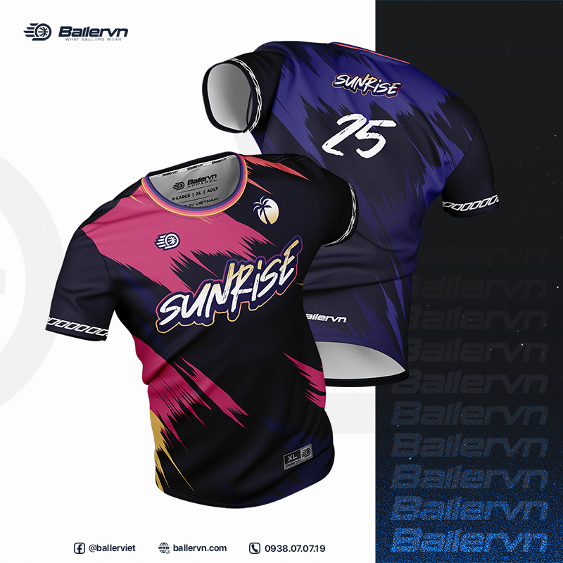 Mẫu Thiết kế Đồng phục Bóng rổ đội - HT032508