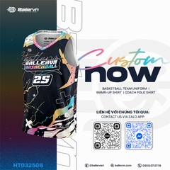 Mẫu Thiết kế Đồng phục Bóng rổ đội - HT032509