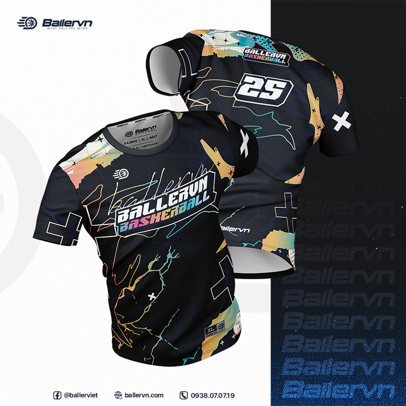 Mẫu Thiết kế Đồng phục Bóng rổ đội - HT032509