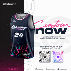Mẫu Thiết kế Đồng phục Bóng rổ đội - HT042405