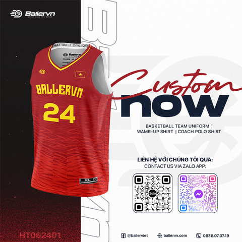 Mẫu Thiết kế Đồng phục Bóng rổ đội - HT062401