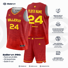 Mẫu Thiết kế Đồng phục Bóng rổ đội - HT062401