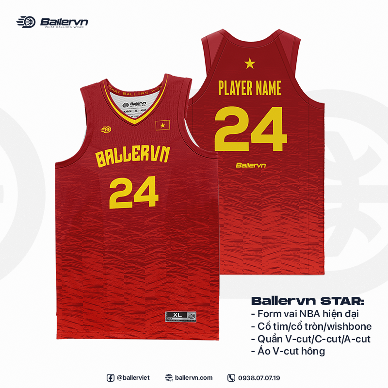 Mẫu Thiết kế Đồng phục Bóng rổ đội - HT062401