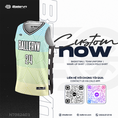 Mẫu Thiết kế Đồng phục Bóng rổ đội - HT082403