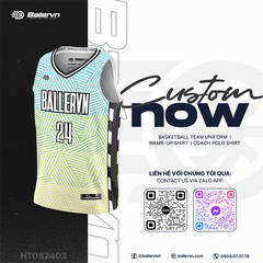 Mẫu Thiết kế Đồng phục Bóng rổ đội - HT082403