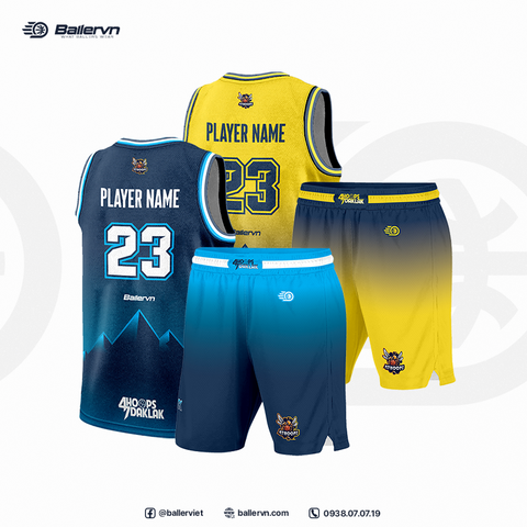 Mẫu Thiết kế Đồng phục Trung tâm Bóng rổ 47Hoops Đắk Lắk