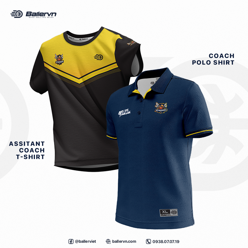 Mẫu Thiết kế Đồng phục Trung tâm Bóng rổ 47Hoops Đắk Lắk