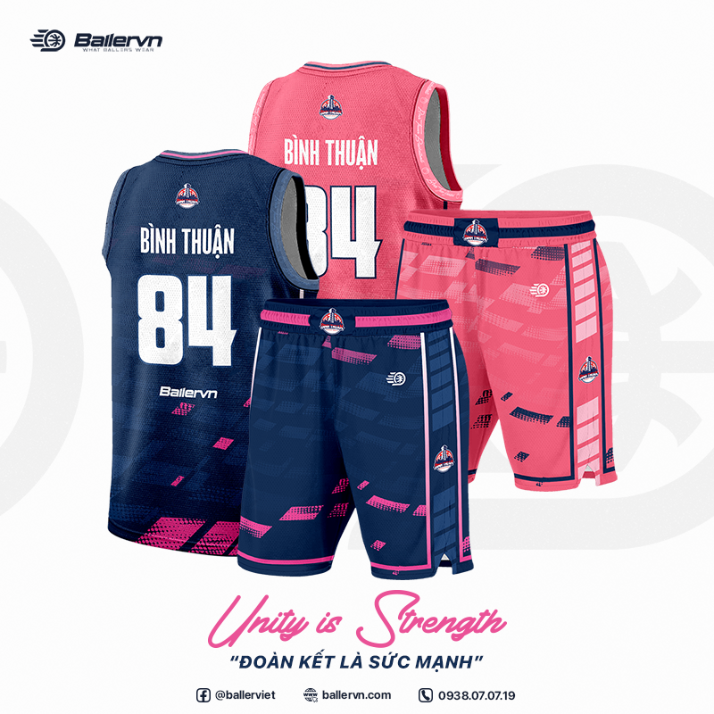 Mẫu Thiết kế Đồng phục Đội tuyển U16 Nữ Bình Thuận 2024