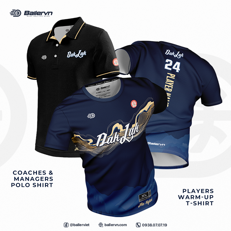 Mẫu Thiết kế Đồng phục Đội tuyển U18 Nam Đắk Lắk 2024