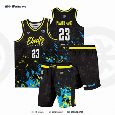 Mẫu Thiết kế Đồng phục Đội tuyển U23 Eballs TP.HCM 2023