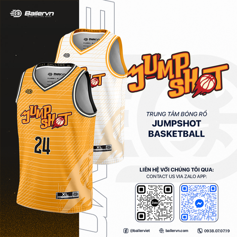Mẫu Thiết kế Đồng phục Trung tâm Bóng rổ Jumpshot Basketball