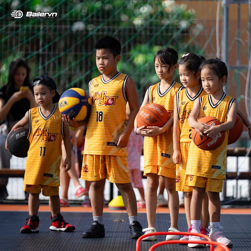 Mẫu Thiết kế Đồng phục Trung tâm Bóng rổ Jumpshot Basketball