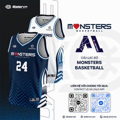 Mẫu Thiết kế Đồng phục CLB Monsters Basketball