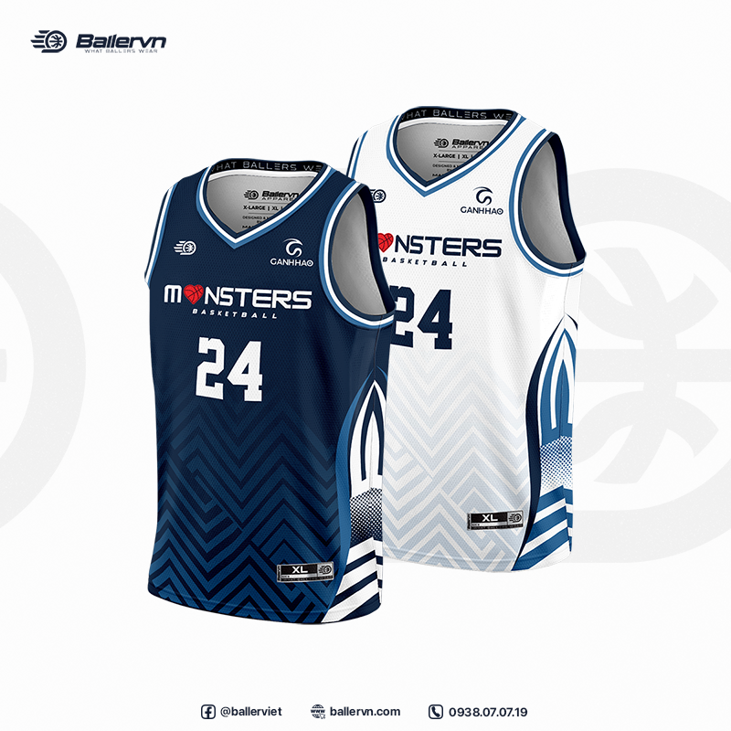 Mẫu Thiết kế Đồng phục CLB Monsters Basketball