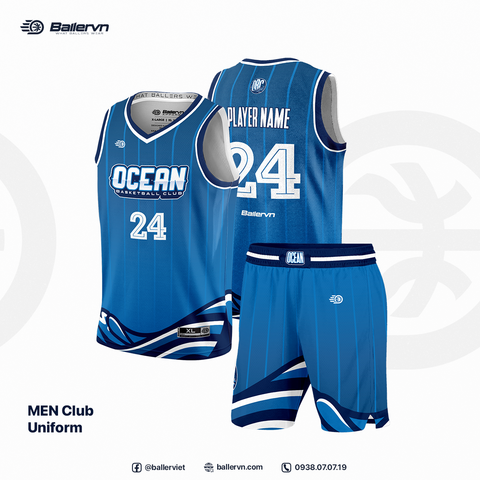 Mẫu Thiết kế Đồng phục OCEAN Basketball Club