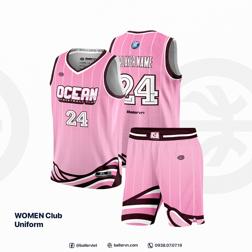 Mẫu Thiết kế Đồng phục OCEAN Basketball Club