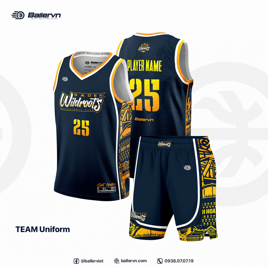 Mẫu Thiết kế Đồng phục CLB SADEK Wildroots