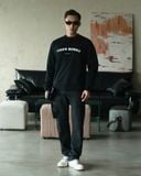 ÁO TAY DÀI NỈ IN TG SLIMFIT
