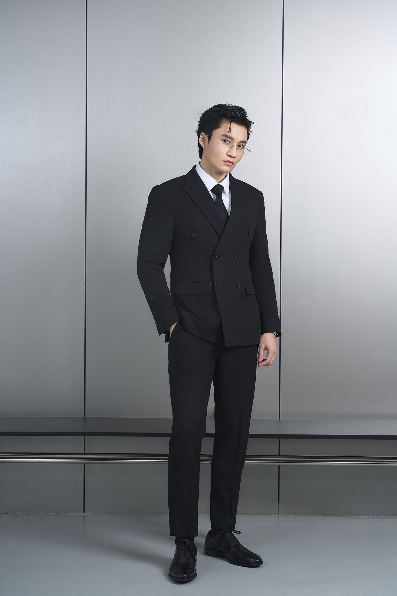  ÁO KHOÁC FORMAL 6 NÚT ĐEN 