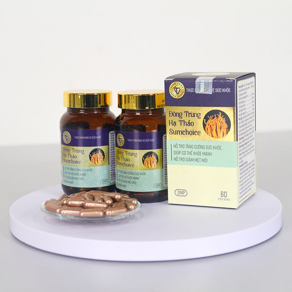 Viên Nang Đông Trùng Hạ Thảo SUMCHOICE 60 Viên