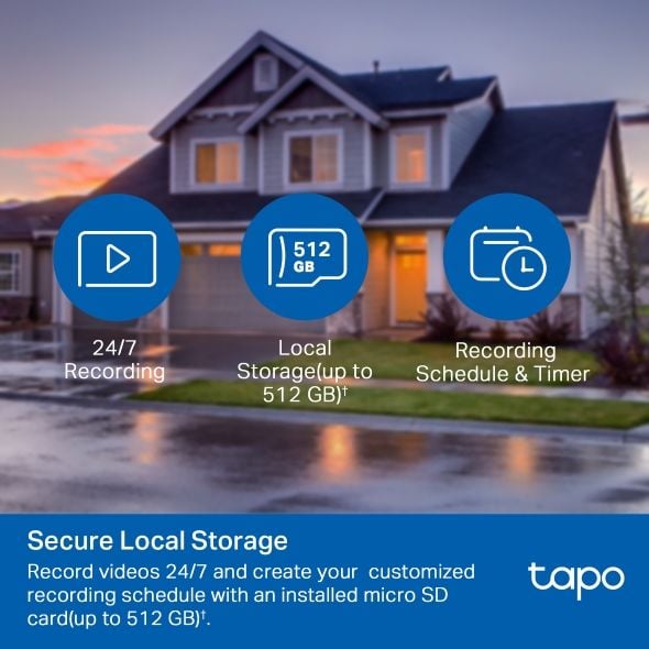  Camera Ngoài Trời Tapo TC40 | FullHD 