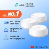  Wi-Fi Mesh TP-Link Deco BE25 | Chuẩn BE5000 với công nghệ Wifi 7 (2-pack & 3-pack) 