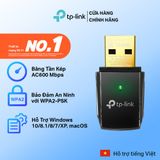  Bộ Chuyển Đổi USB Wi-Fi TP-Link Archer T2U | Wi-Fi 5, Tốc Độ 600Mbps 